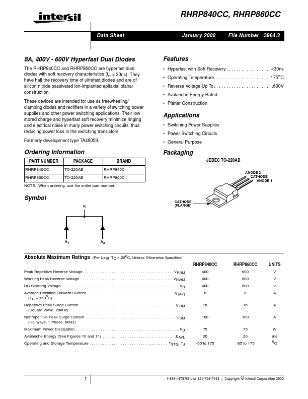 RHRP840CC