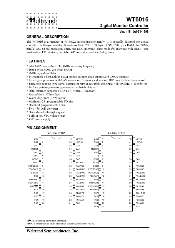 WT6016