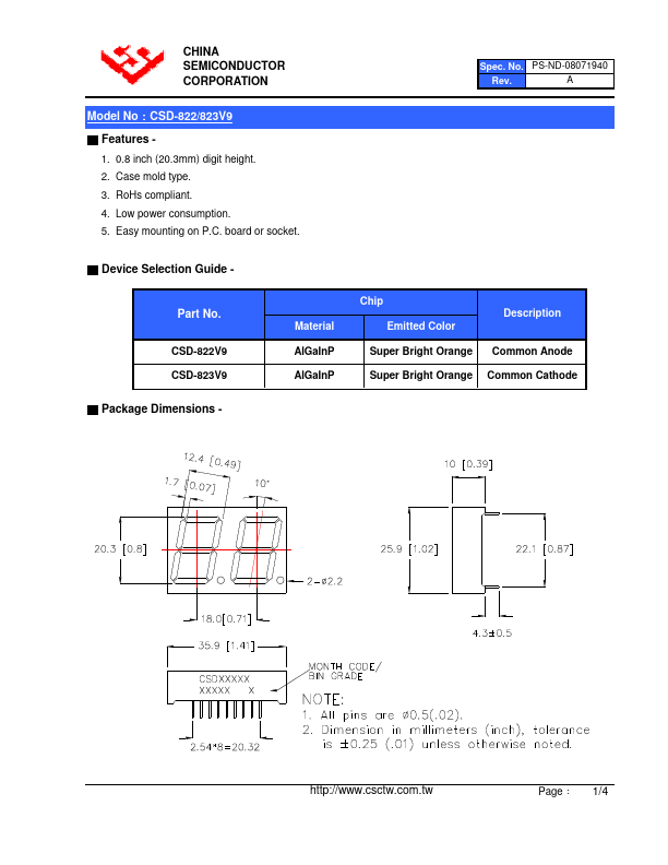 CSD-822V9