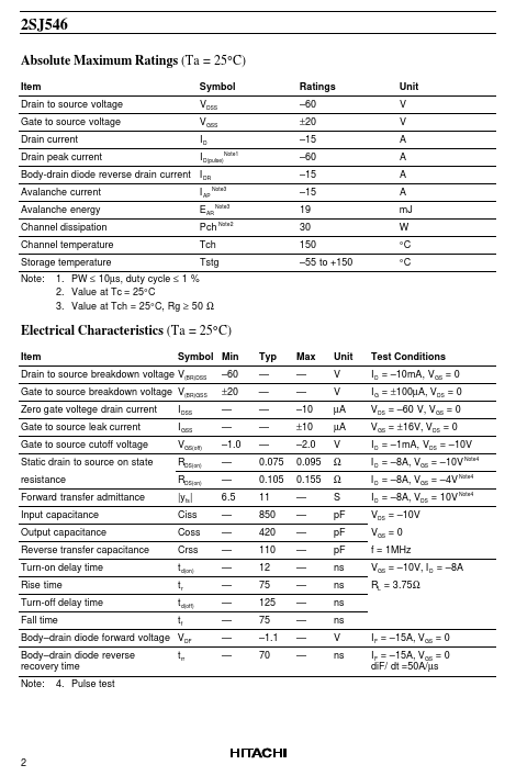 2SJ546