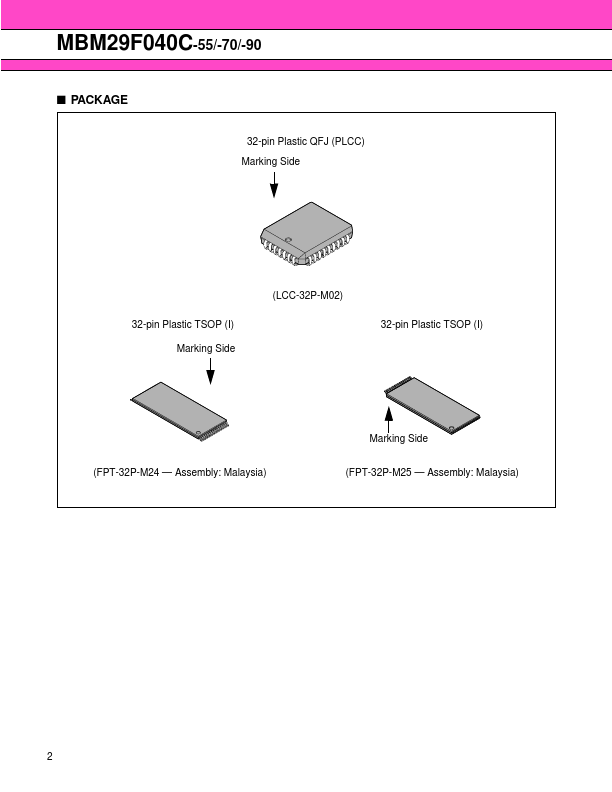 MBM29F040C-90