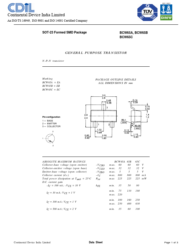 BCW65C