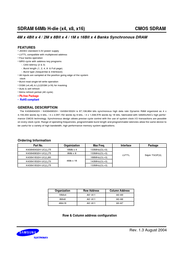 K4S640432H-UC75