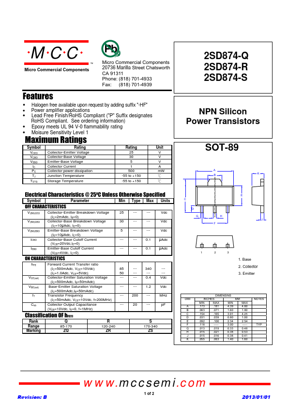 2SD874-R