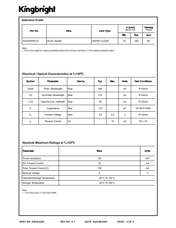 AA4040PBC