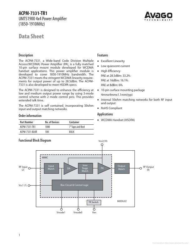 ACPM-7331-TR1