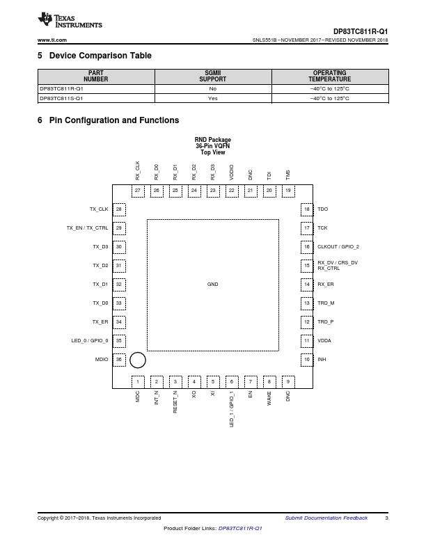 DP83TC811R-Q1