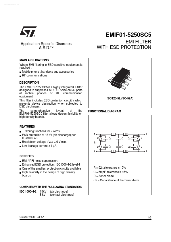 EMIF01-5250SC5