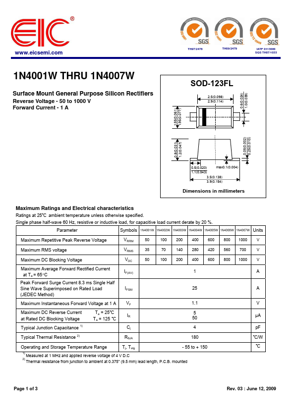 1N4003W