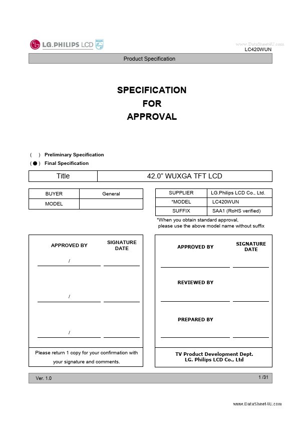 LC420WUN-SAA1