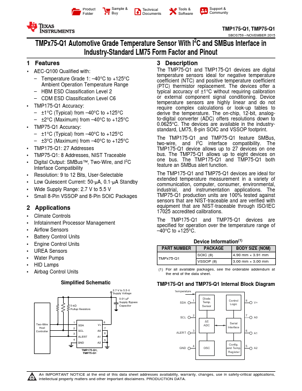 TMP175-Q1