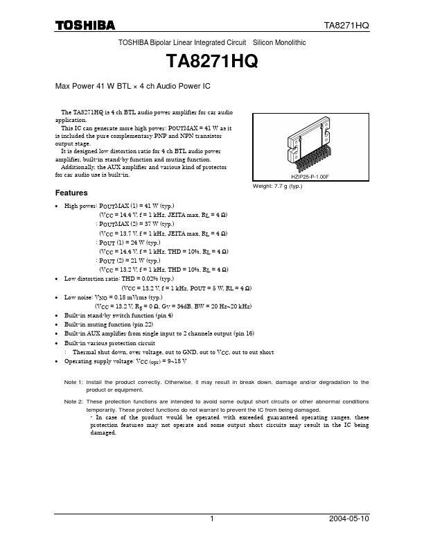 TA8271HQ