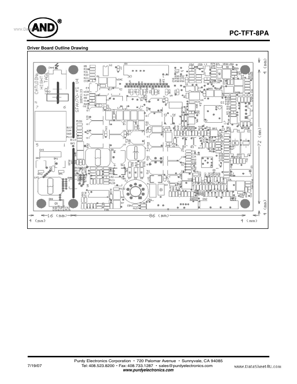 PC-TFT-8PA