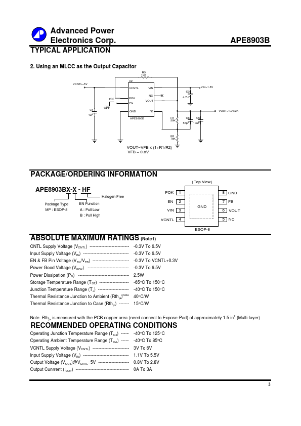 APE8903B