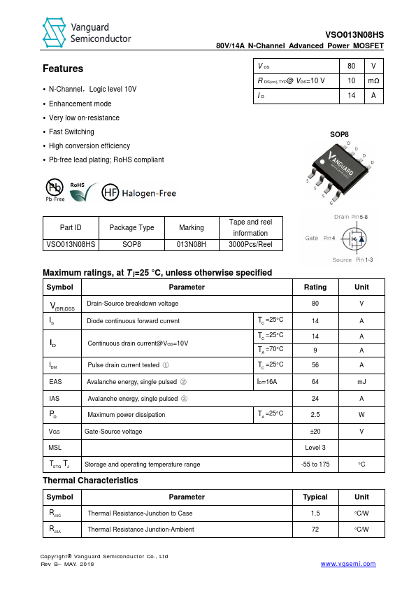 VSO013N08HS