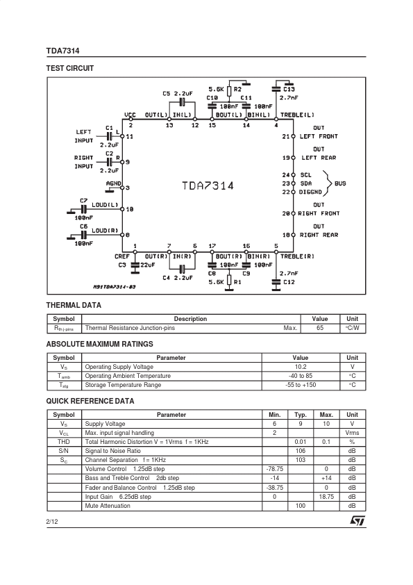 TDA7314