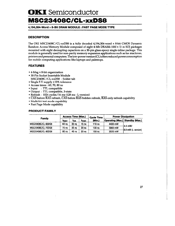 MSC23408CL-60DS8