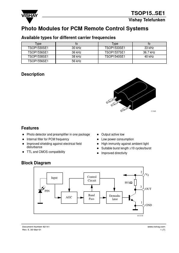 TSOP1536SE1