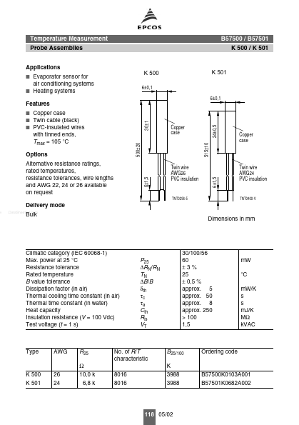 B57501K500