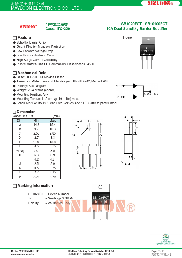 SB1040FCT