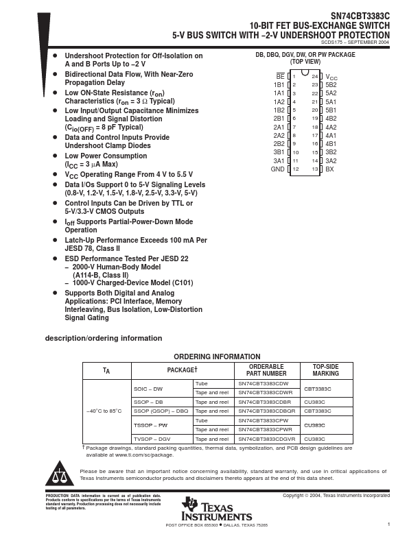 SN74CBT3383C