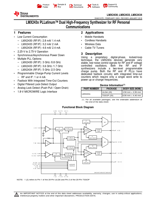 LMX2433