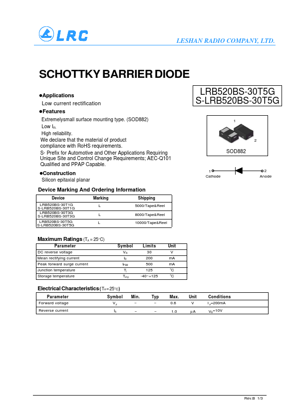 S-LRB520BS-30T5G