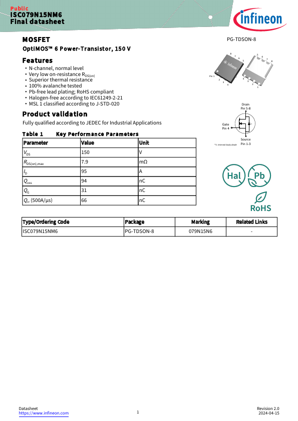 ISC079N15NM6