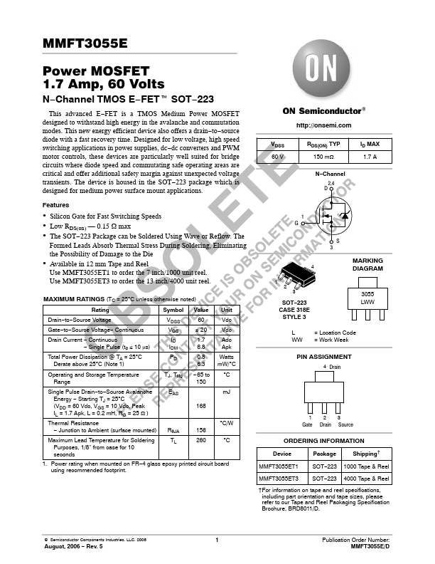 MMFT3055E