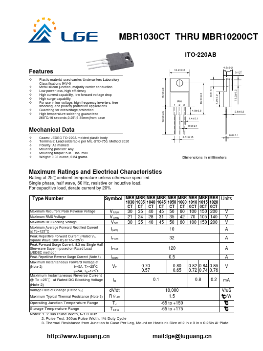 MBR1030CT