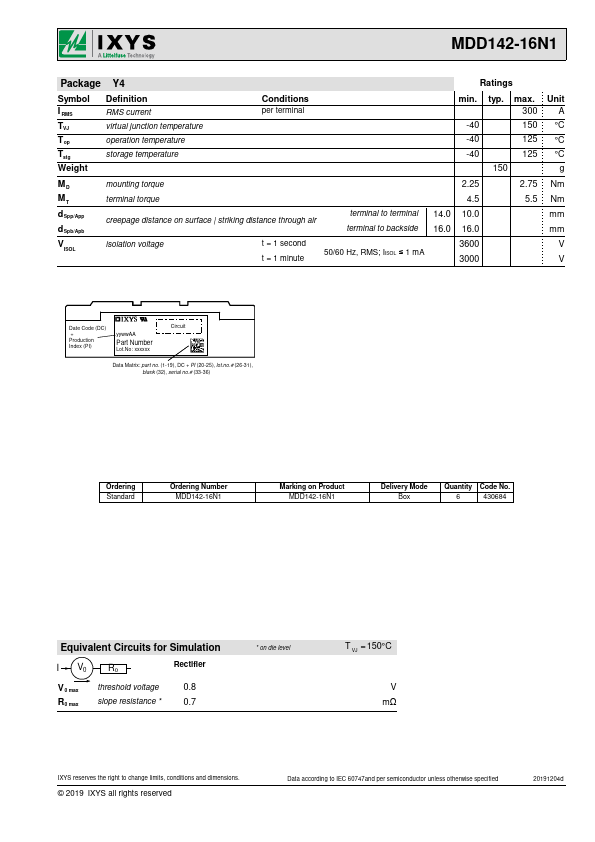 MDD142-16N1