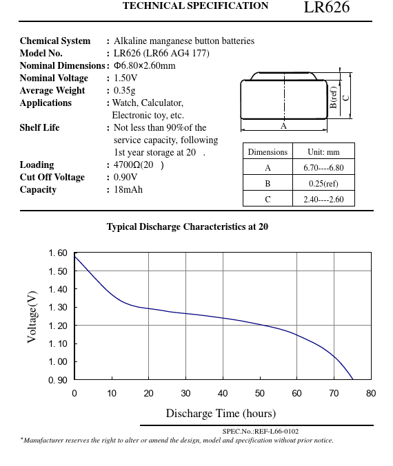 LR626