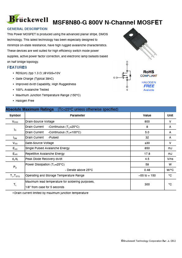 MSF8N80-G