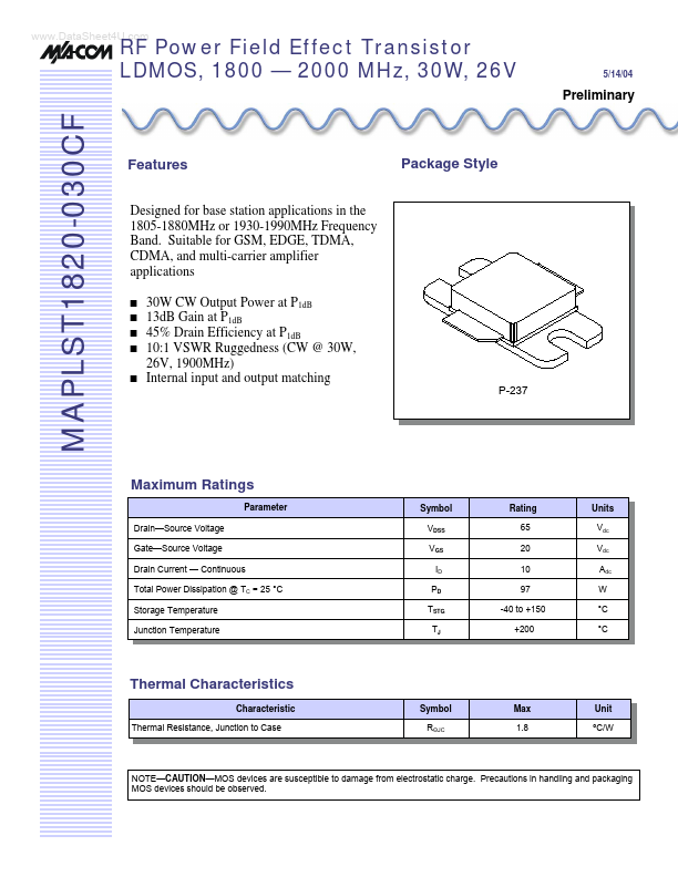 MAPLST1820-030CF