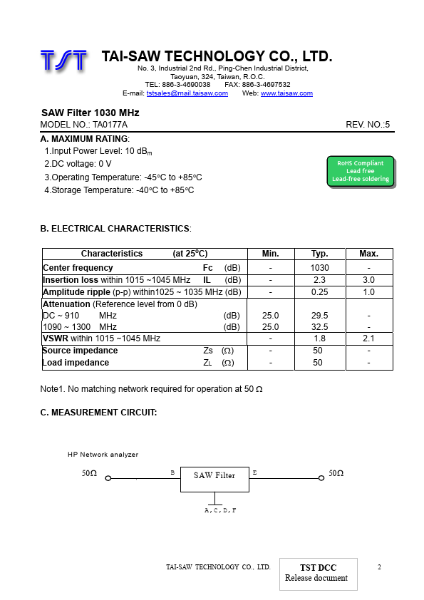 TA0177A