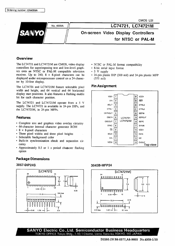 LC74721M