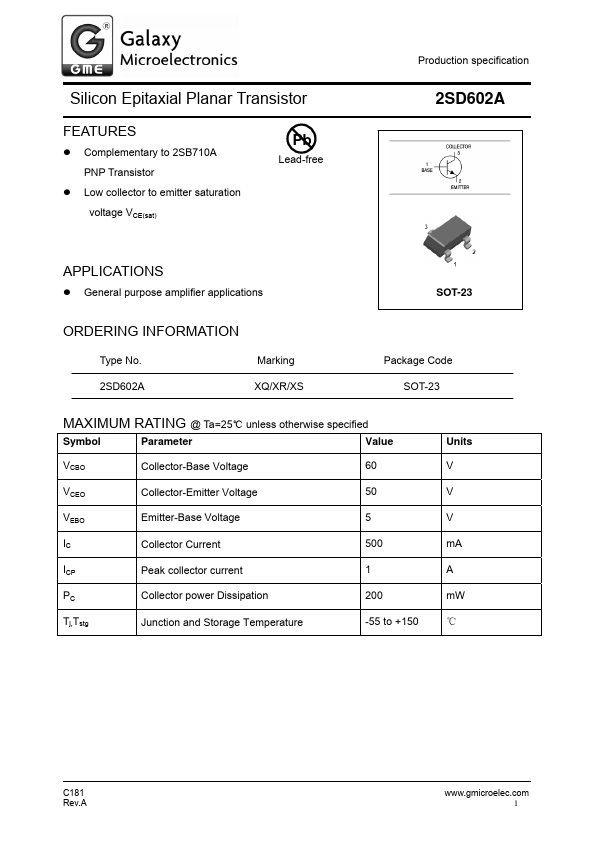 2SD602A