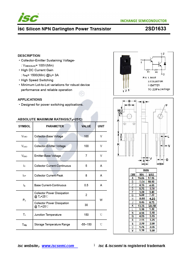 2SD1633