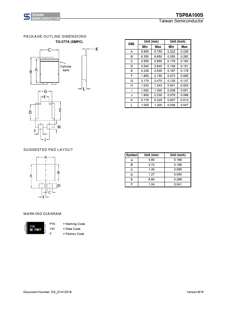 TSP8A100S