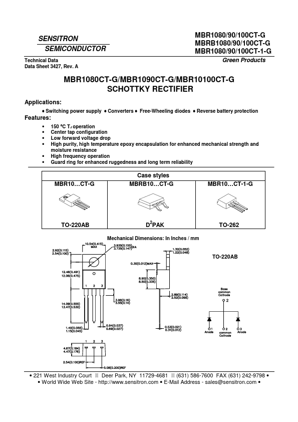 MBRB1090CT-G