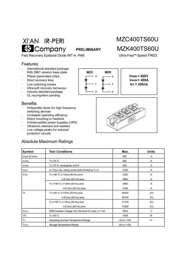 MZK400TS60U