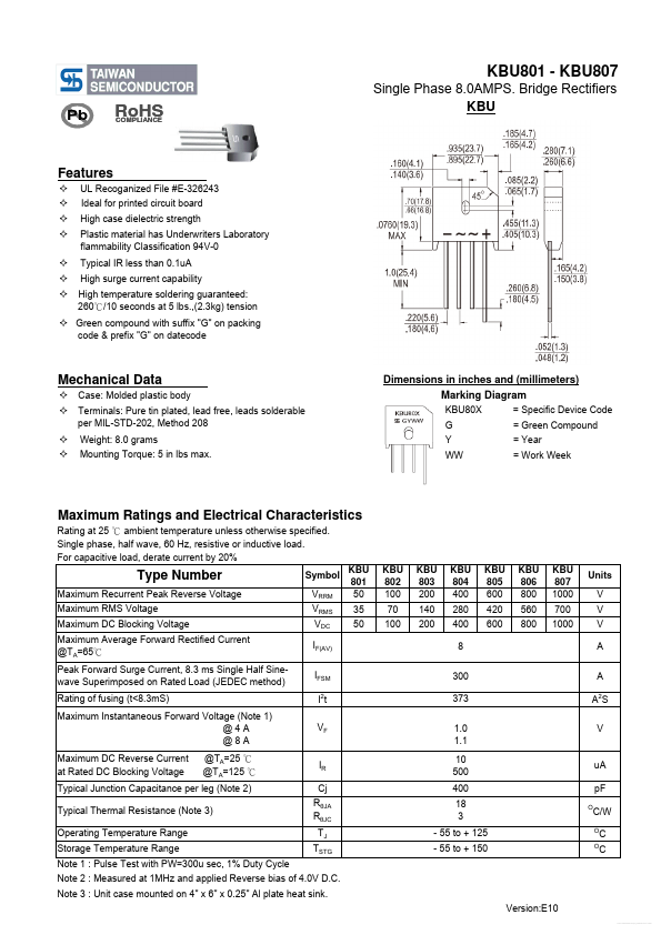 KBU805