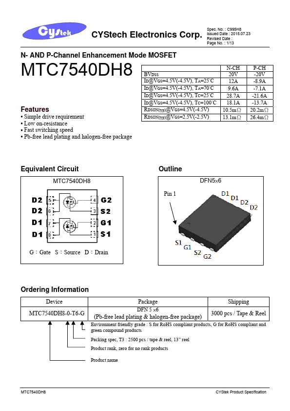 MTC7540DH8