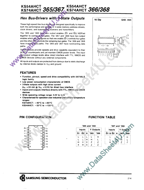 KS74AHCT367