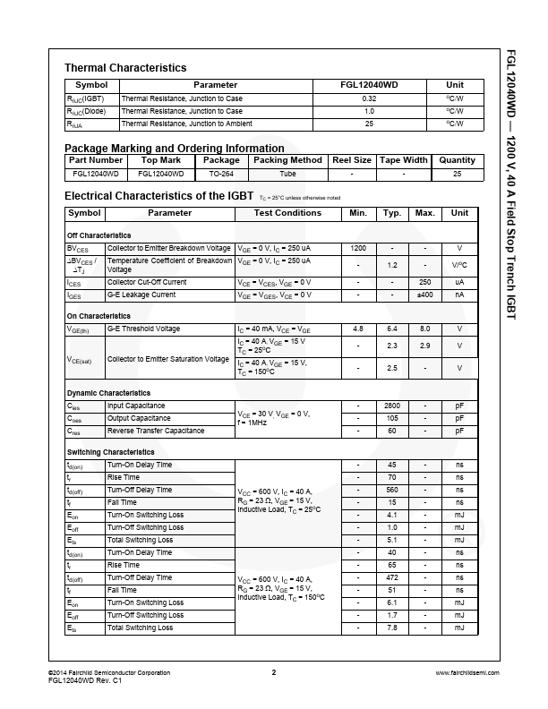 FGL12040WD