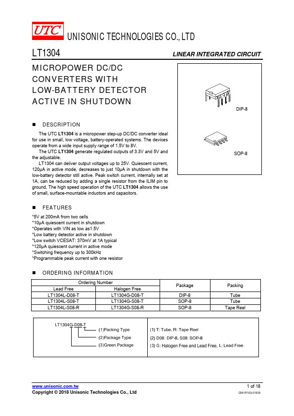 LT1304-5.0V