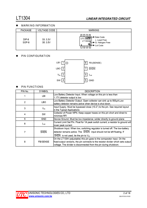 LT1304-5.0V