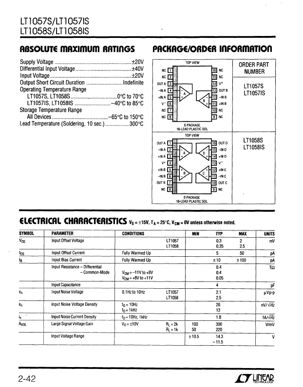 LT1057IS