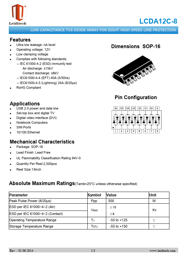 LCDA12C-8