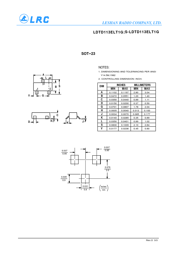 LDTD113ELT3G